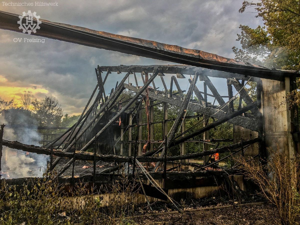 Großbrand in Eching