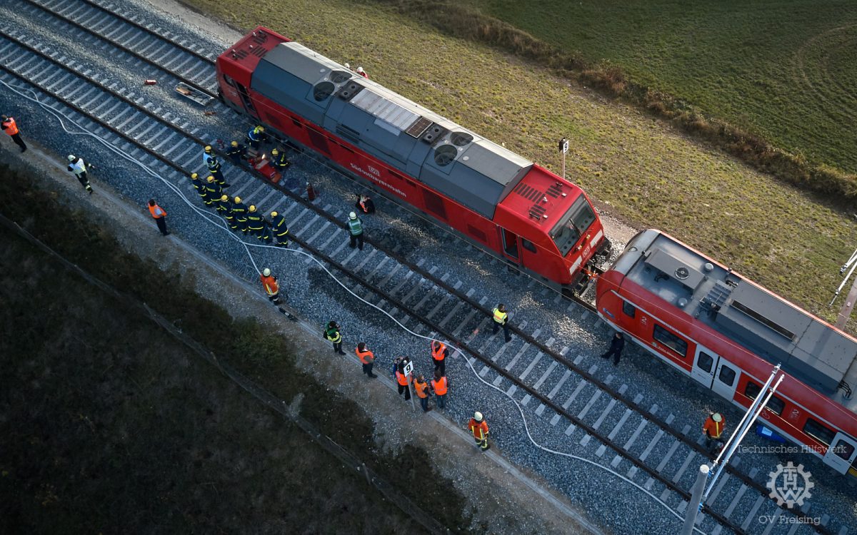 Katastrophenschutzübung “Bahnunfall” des Landkreises Freising