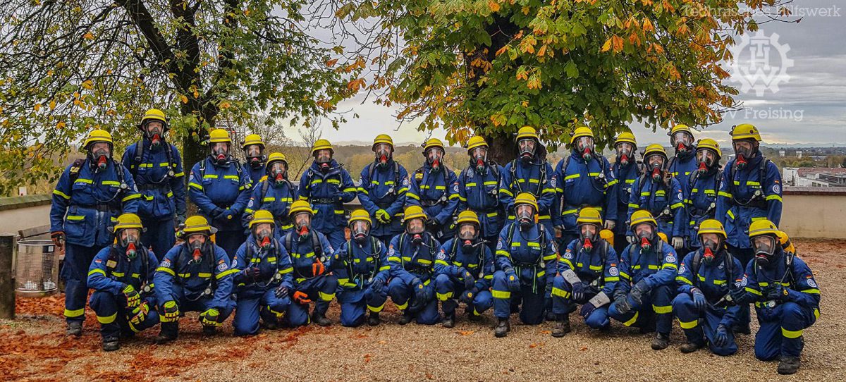 30 neue Spezialisten für den Einsatz im THW in Freising Ausgebildet