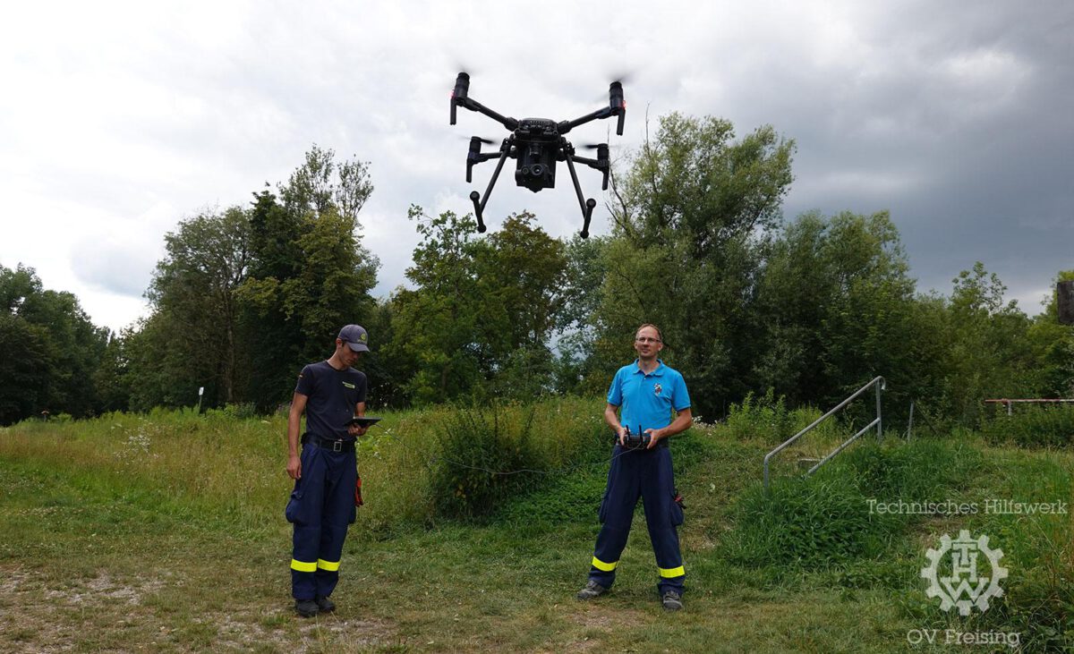Freisinger Drohnentrupp zur Unterstützung bei Vermisstensuche nach Landshut alarmiert