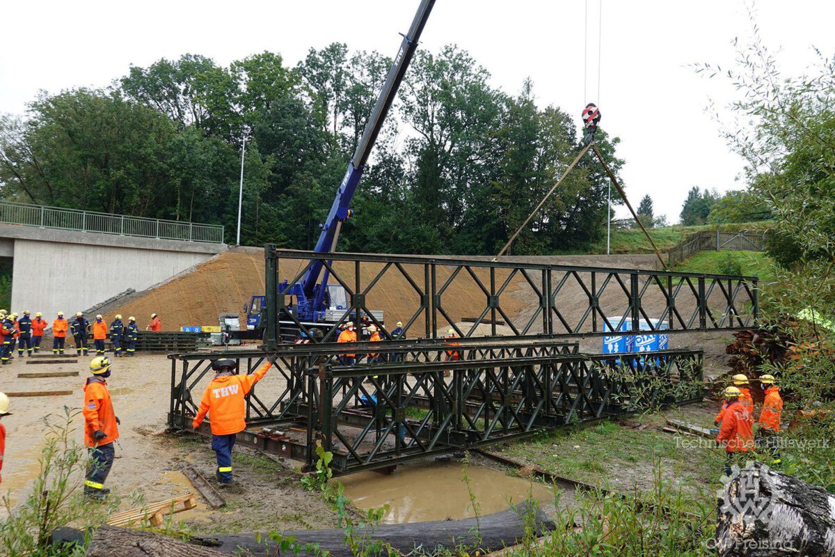 Letzte Behelfsbrücke in Niederbayern wieder abgebaut