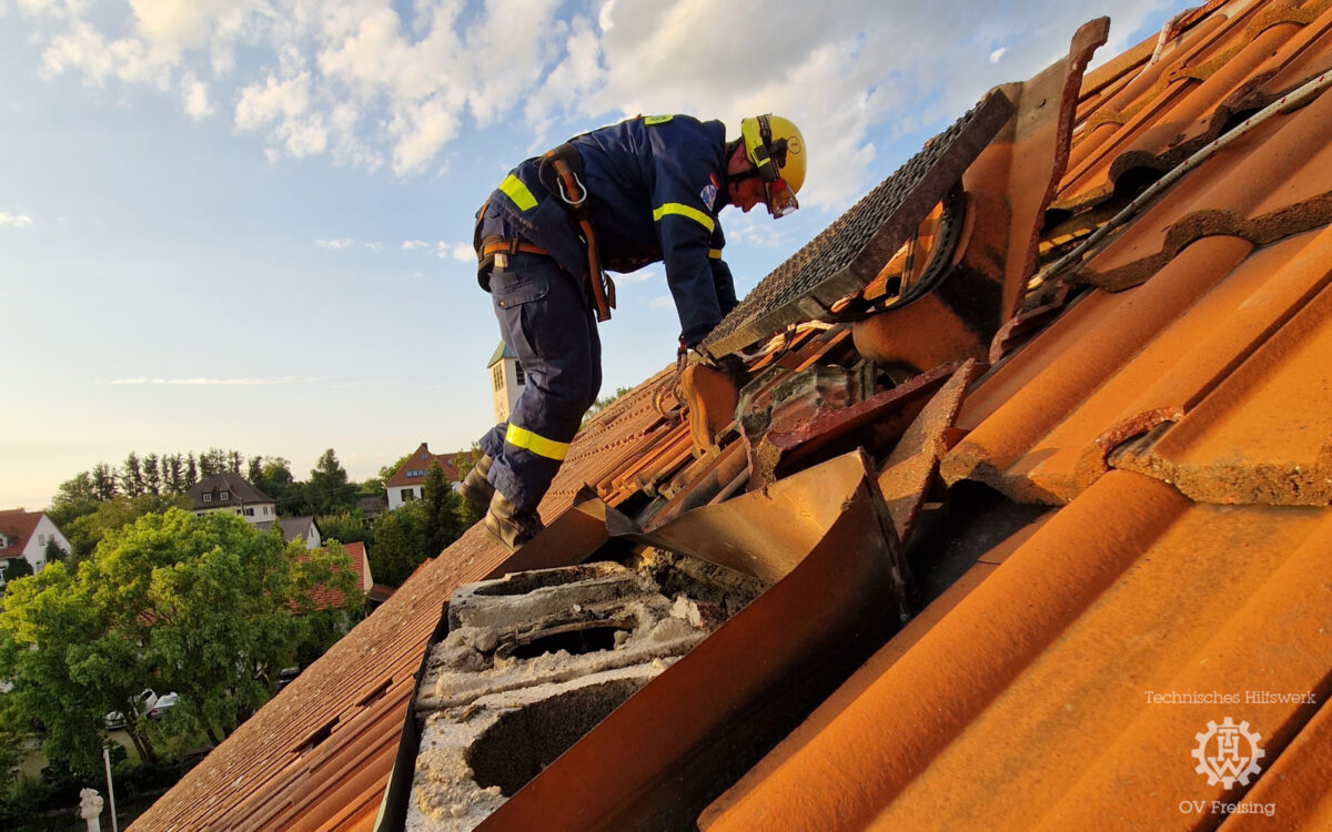 Großeinsatz nach schwerem Unwetter mit Sturm im Nordosten des Landkreises