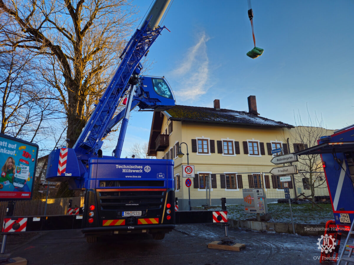 Einsatz Gebäudesicherung in Sauerlach