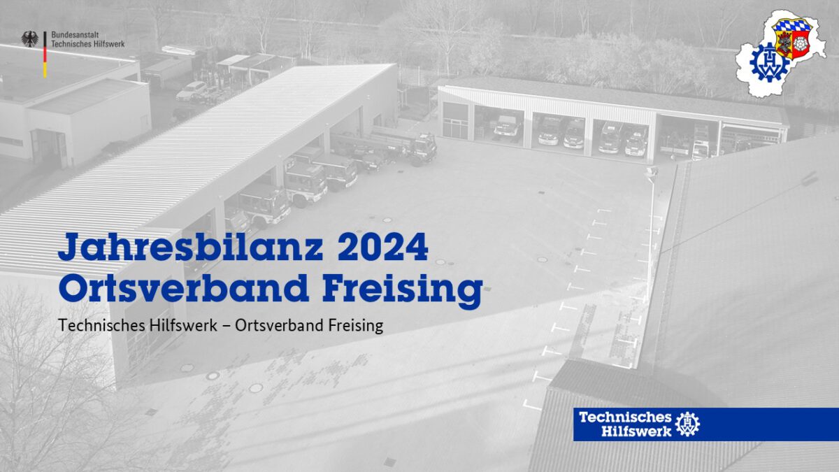 Jahresbilanz 2024 des THW Freising
