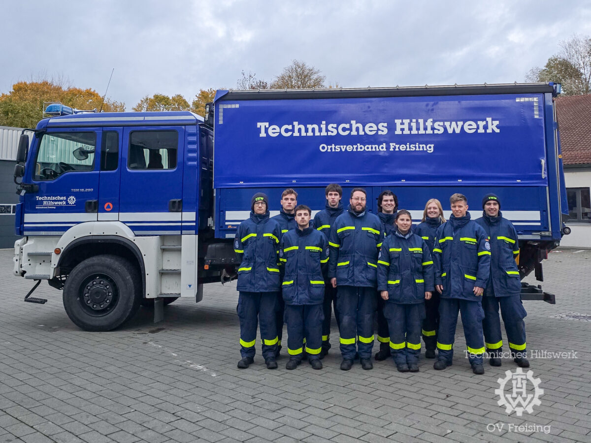 Zehn neue Einsatzkräfte für das THW Freising