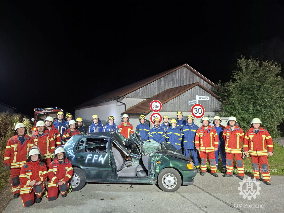 Einsatzübung mit Feuerwehr Oberhummel